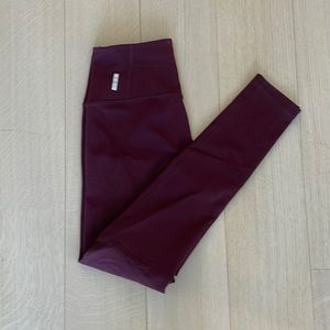 Maroon High waisted Zella legging